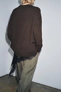 PULL 100 % LAINE OVERSIZE