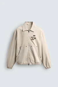 BLOUSON COUPE DÉCONTRACTÉE AVEC PIÈCES