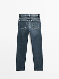Mid-rise slim fit jeans