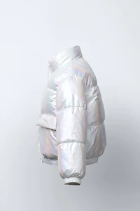 SHINY FINISH PUFFER JACKET