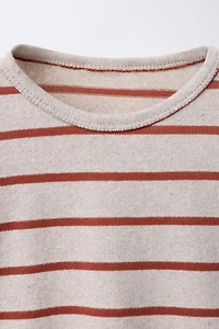SOFT TOUCH STRIPED T-SHIRT