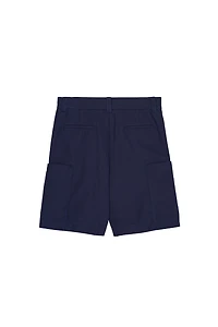 BERMUDA CARGO RELAXED FIT PLISSÉ