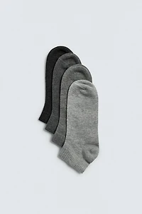 FOUR-PACK OF BASIC ANKLE SOCKS