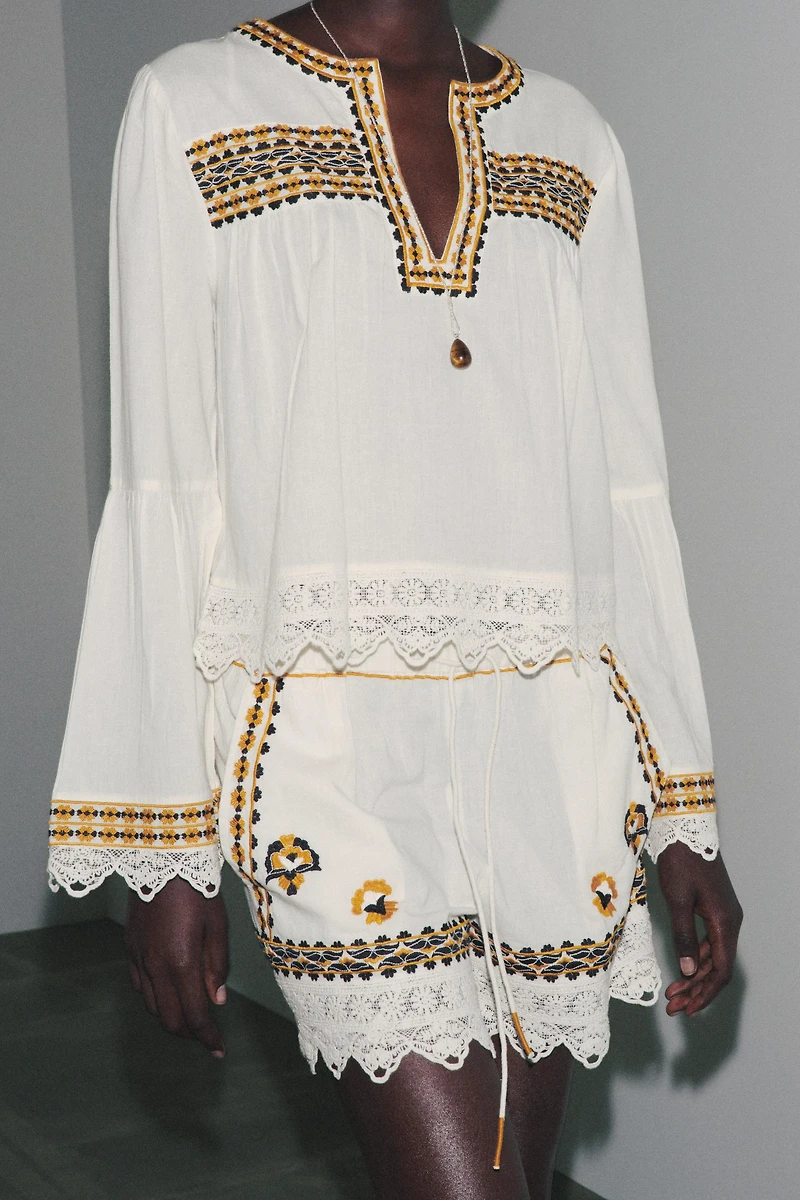 EMBROIDERED SHIRT ZW COLLECTION