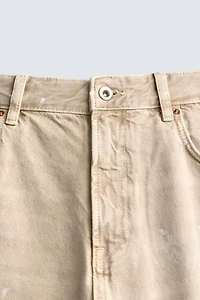 PAINT SPLATTER FLARE FIT JEANS