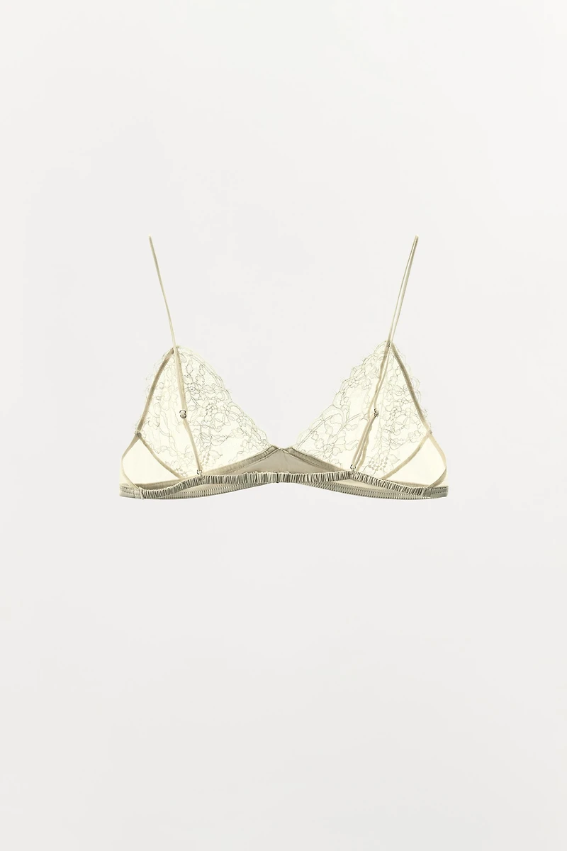 SOUTIEN-GORGE TRIANGLE EN DENTELLE