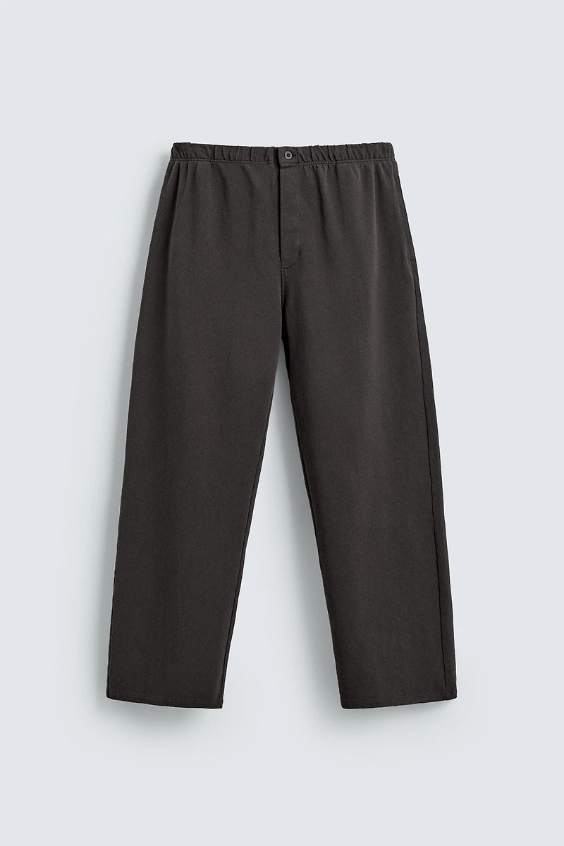 PANTALON DE JOGGING EN MAILLE DÉLAVÉ