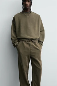 WASHED CREWNECK SWEATSHIRT