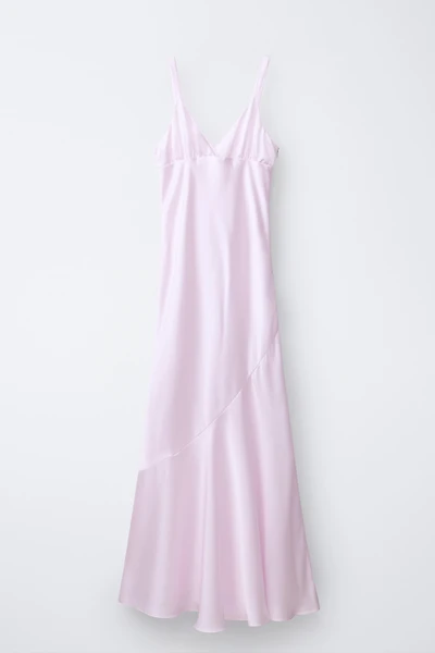 SATIN EFFECT DRESS