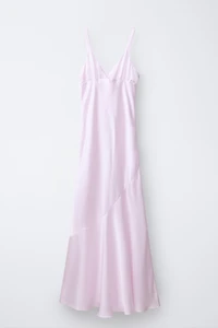SATIN EFFECT DRESS