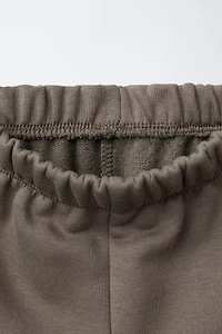 JOGGING SWEATSHIRT AND BASIC JOGGER PANTS SET WITH LABEL