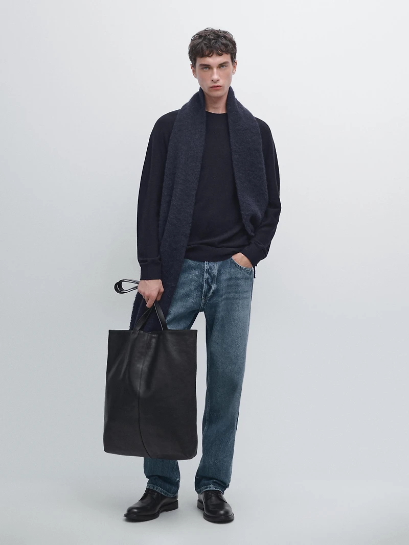 Pull à manches raglan en maille 100 % laine