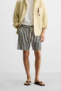 JACQUARD TEXTURED SHORTS