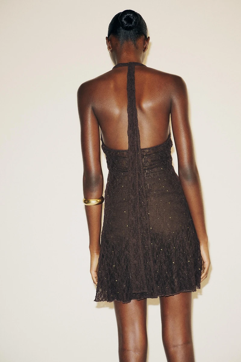 ROBE CLOUS FOULARD