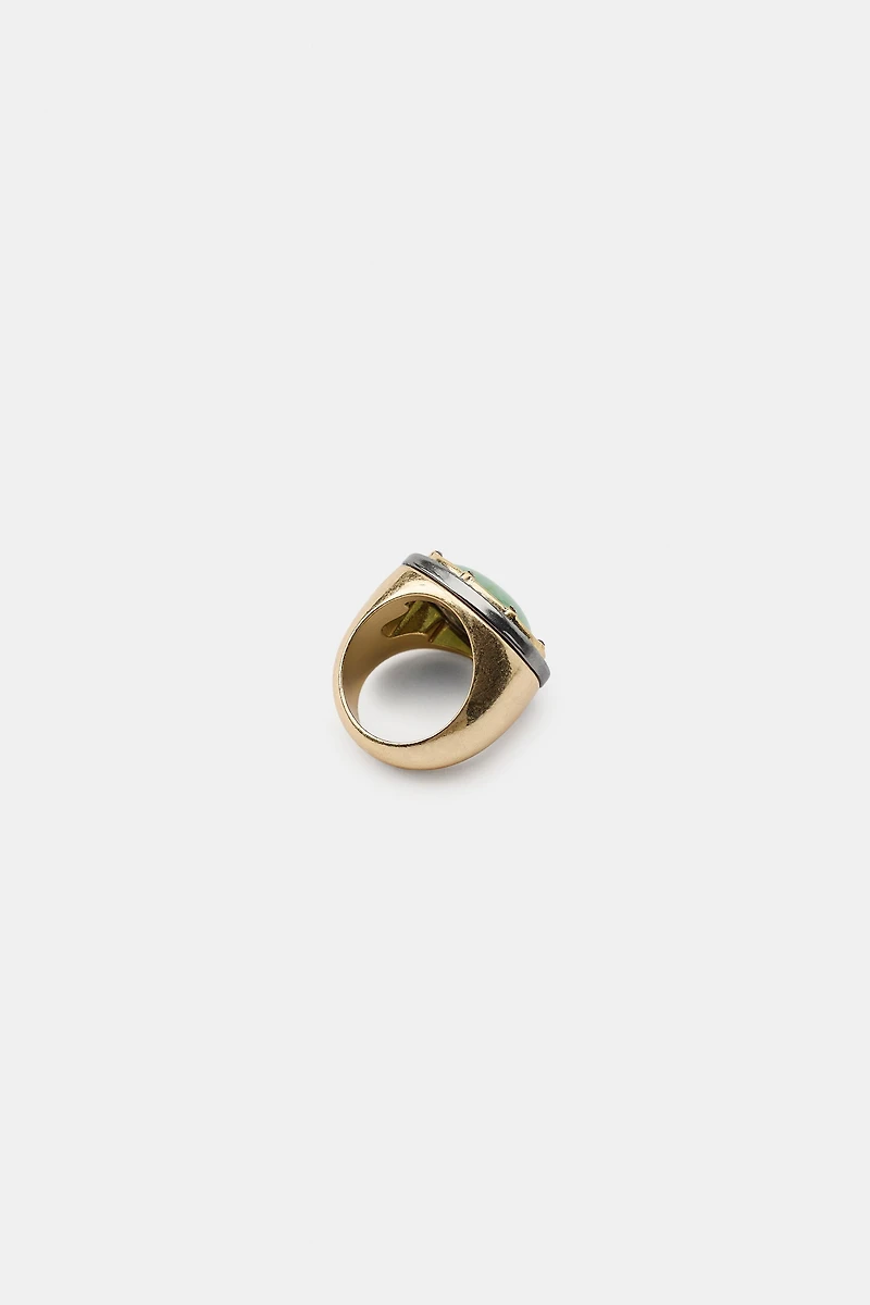 BAGUE PIERRE BRILLANTE