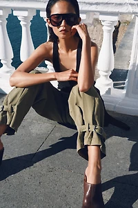 ZW COLLECTION BARREL CARGO PANTS