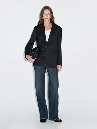 100% extra fine two-button blazer