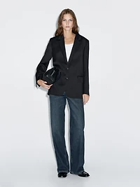 100% extra fine two-button blazer