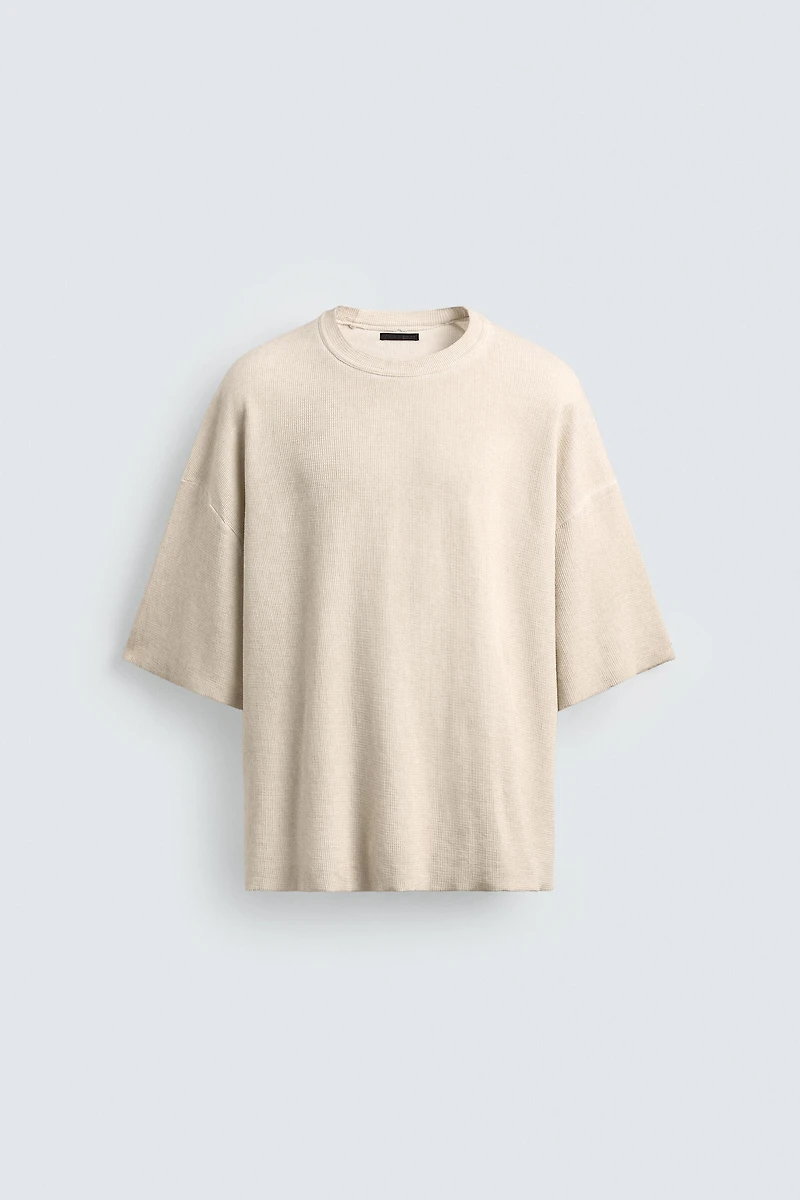 PRINTED KNIT T-SHIRT