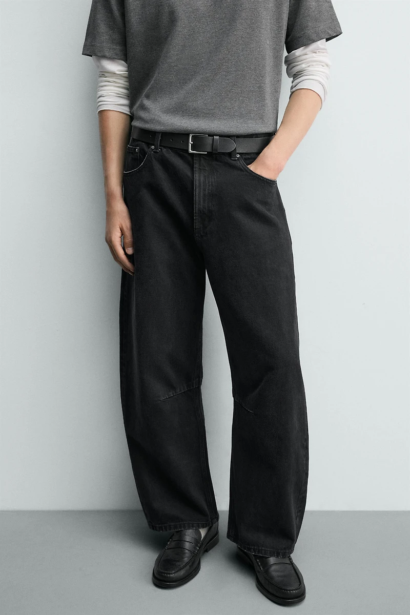 BARREL FIT PANTS