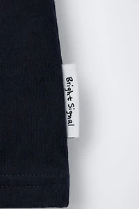 EMBROIDERED TEXT T-SHIRT