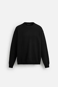 SOFT TEXTURED KNIT SWEATER