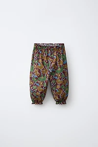 FLORAL PRINT BAGGY PANTS MADE WITH LIBERTY FABRIC