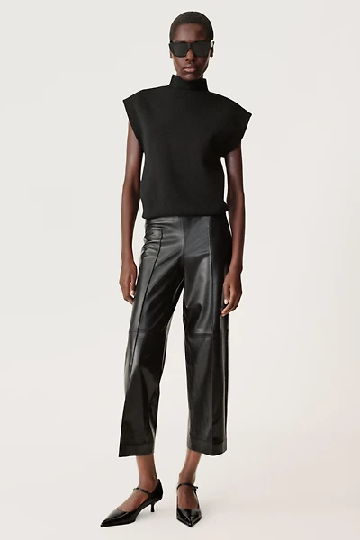 FRONT SEAM LEATHER PANTS 50TH ANNIVERSARY