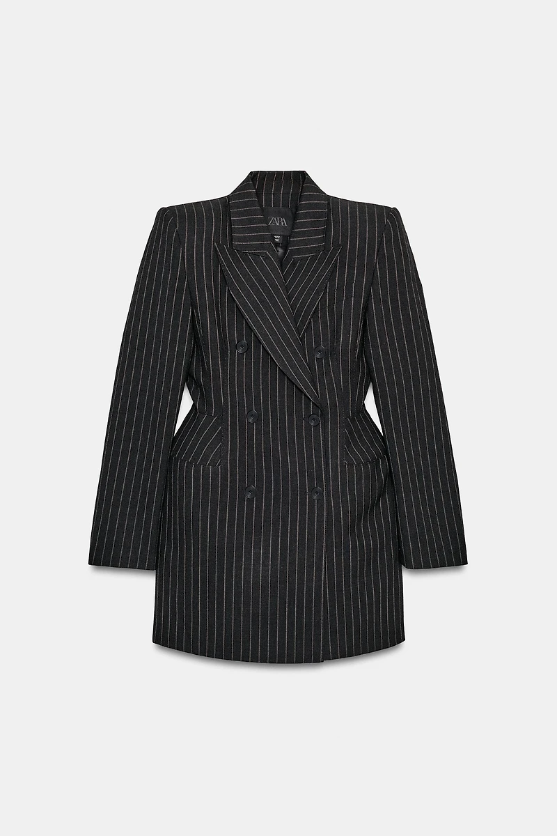 ZW COLLECTION PINSTRIPE BLAZER DRESS