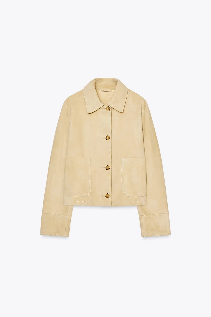 ZW COLLECTION LIMITED EDITION 100% SUEDE JACKET