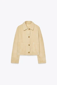 ZW COLLECTION LIMITED EDITION 100% SUEDE JACKET