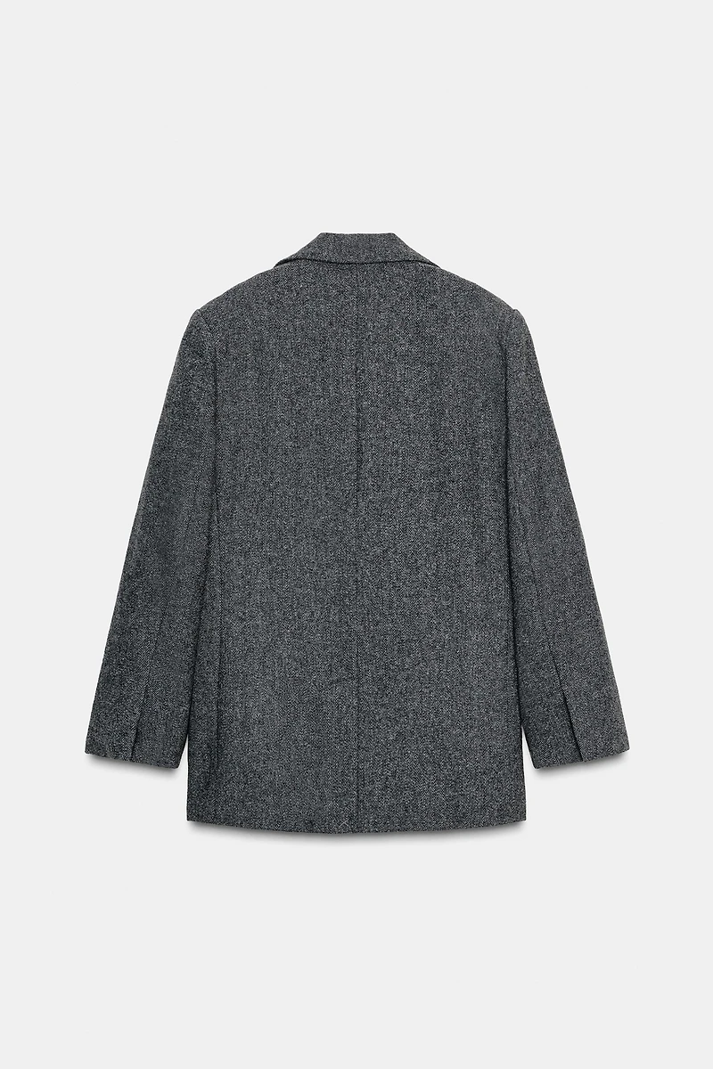 OVERSIZED DOUBLE BREASTED BLAZER