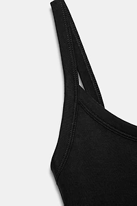 COTTON STRAPPY BODYSUIT