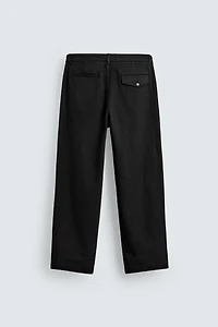 PLEATED RELAXED FIT PANTS