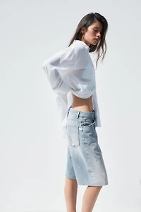 CHEMISE OVERSIZE EN GASE