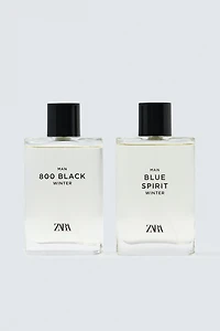 MAN 800 BLACK WINTER EDP + MAN BLUE SPIRIT WINTER EDP 2X90ML (3.04 FL.OZ)