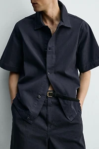 CHEMISE EN DENIM COUPE DÉCONTRACTÉE