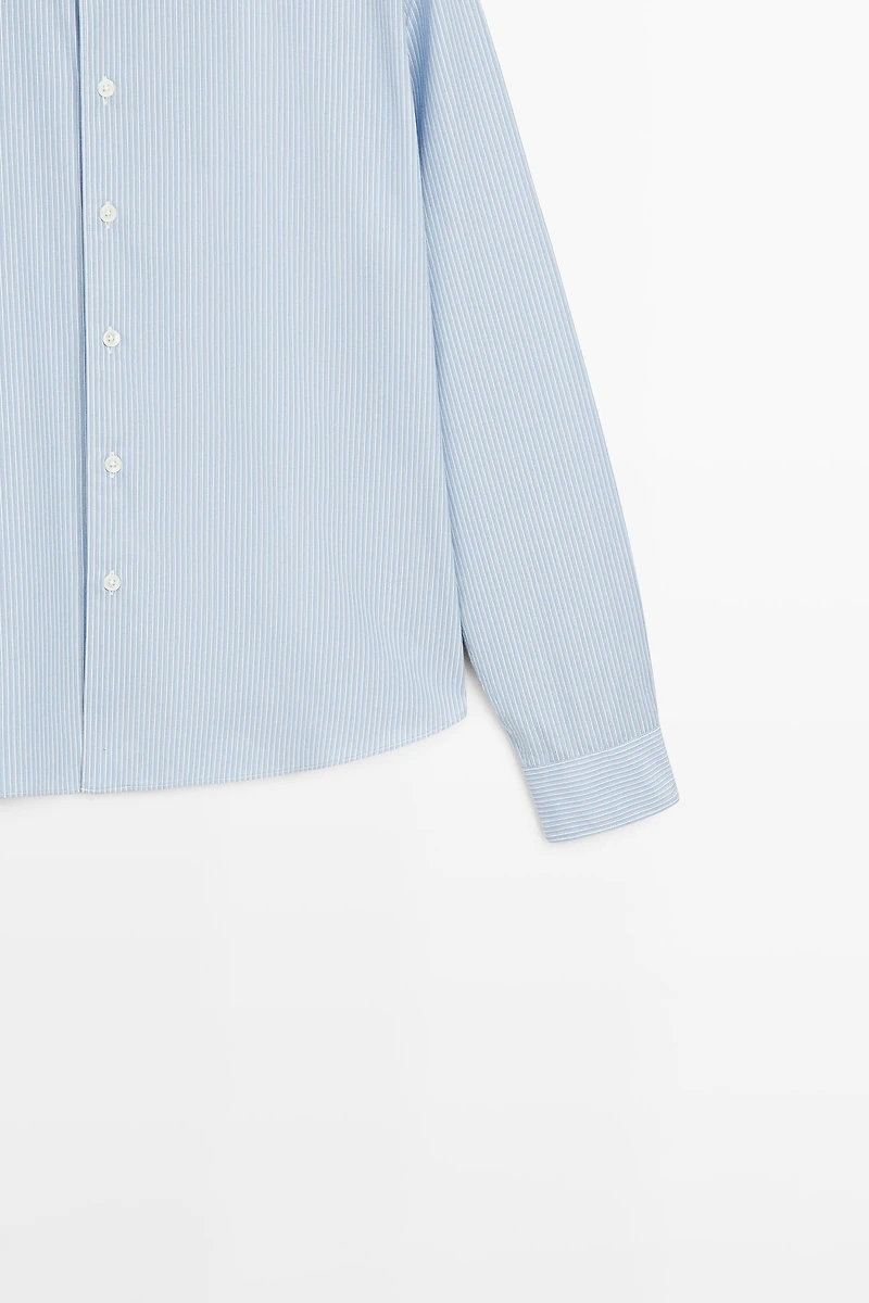 Chemise regular fit en popeline 100 % coton