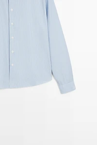 Chemise regular fit en popeline 100 % coton
