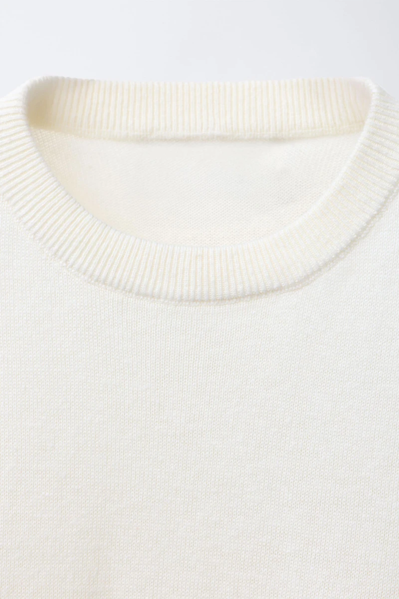 COTTON LINEN BLEND T-SHIRT