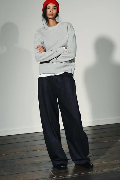 COMBINATION PLUSH SWEATSHIRT