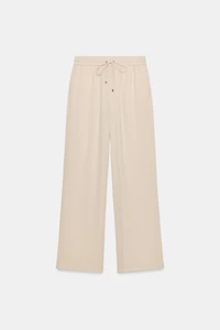 PANTALON FLUIDE À TAILLE ÉLASTIQUE