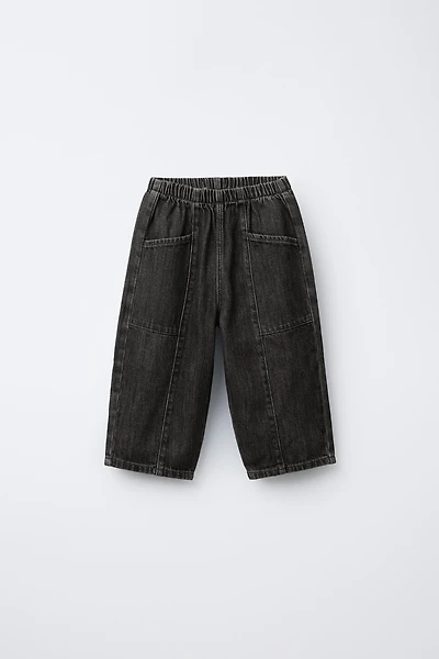 BALLOON JEANS WITH POCKETS