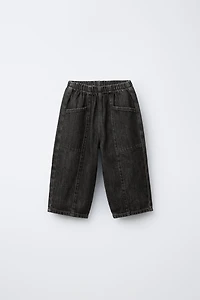 BALLOON JEANS WITH POCKETS