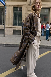 ELASTIC WAIST WIDE LEG PANTS