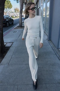 PANTALON DROIT TAILLE NORMALE