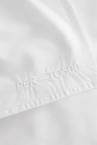 TAIE D’OREILLER PERCALE DE COTON (500 FILS)