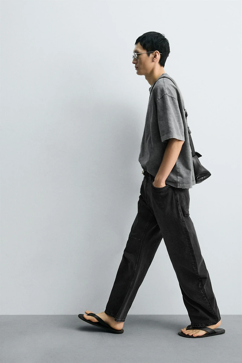RELAXED BARREL FIT JEANS