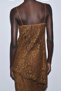 LACE STRAP TOP ZW COLLECTION LIMITED EDITION