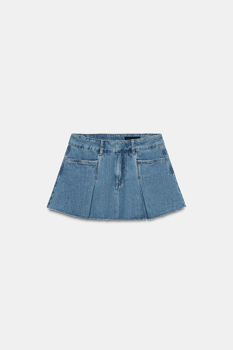 ZW COLLECTION DENIM MINI SKIRT